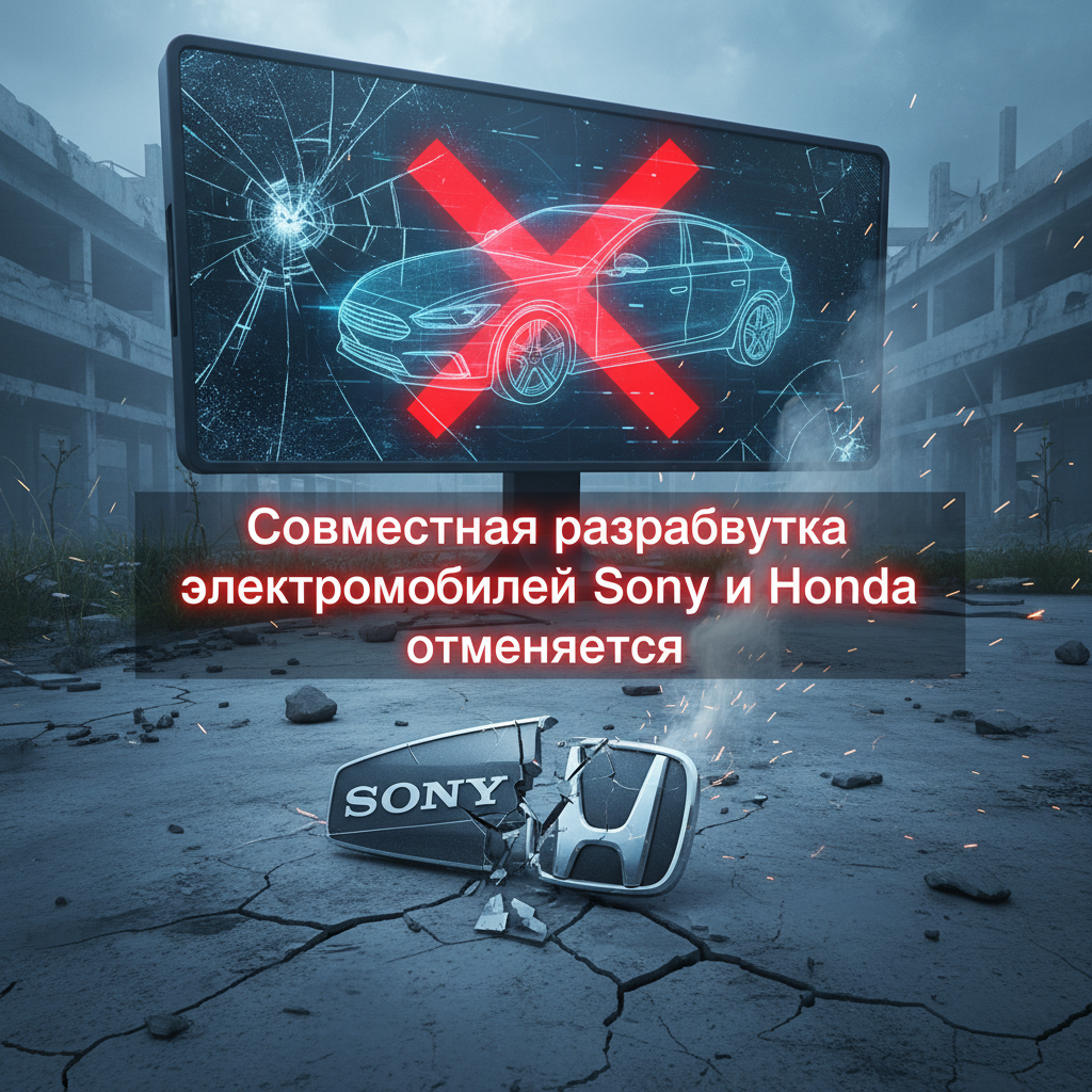 Совместная разработка электромобилей Sony и Honda отменяется